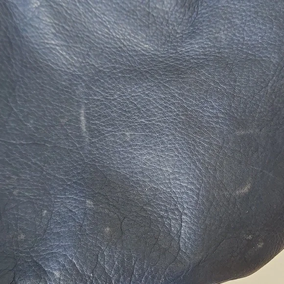 American Leather Co Carrie Hobo Bag Blue Navy - Picture 11 of 16